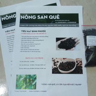 HẠT TIÊU BÌNH PHƯỚC NGUYÊN CHẤT 100