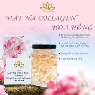 mặt nạ collagen hoa hồng
