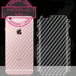 Dán cacbon mặt sau ip 7 X