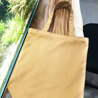 Túi vải canvas đen trơn