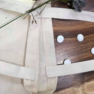 Túi vải canvas đen trơn