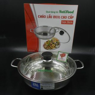CHẢO LẨU INOX 26 CM ĐÔNG Á