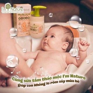 Sữa tắm thảo dược cho bé