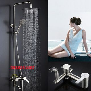 Sen cây tròn Inox 304sen inox sen cây cây sen tắm sen tròn sen vuông sen massage sen inox 304