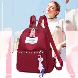 Tặng Móc Khóa Balo Nữ Phối Đinh Tán Mẫu Mới Cá Tính D1261
