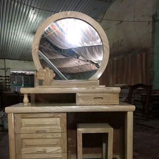 bàn trang điểm gỗ tự nhiên