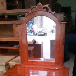 bàn trang điểm gỗ tự nhiên