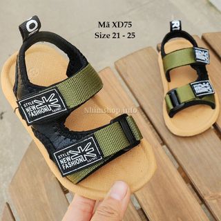 Bán buôn bán sỉ giày dép trẻ em - Sandal Cho Bé Trai XD75 giá sỉ