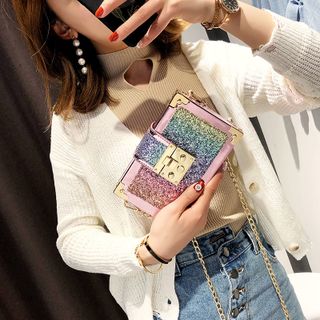 Túi Xách Nữ Óng Ánh Thời Trang Hàn Quốc Quyến Rũ D001