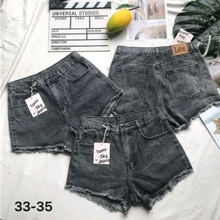 Quần Short Jean Nữ không rách Size Đại