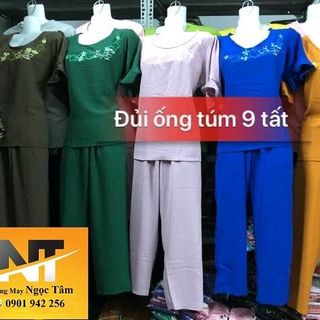 chuyên sỉ đồ bộ trung niên đũi