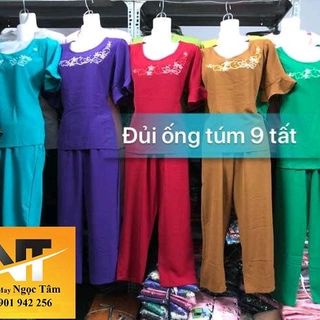 chuyên sỉ đồ bộ trung niên đũi