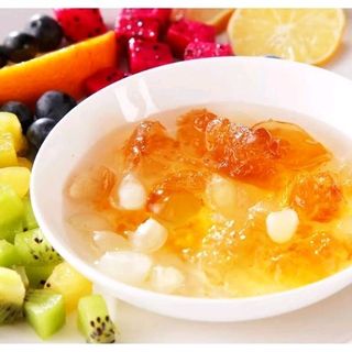 set 3 trong 1 tuyết yến bồ mễ nhựa đào vân nam
