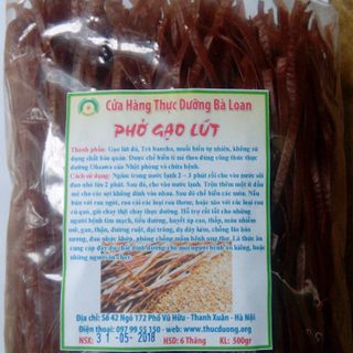 Bún gạo lứt đỏ - Thực Dưỡng Bà Loan