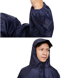 Áo Mưa Bít Không Xẻ Tà Vải Dù Chống Thấm Dài 1m4
