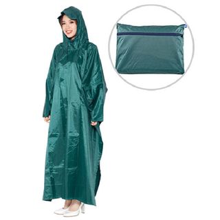 Áo Mưa Bít Không Xẻ Tà Vải Dù Chống Thấm Dài 1m4