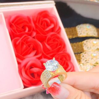 Nhẫn Xi Mạ Vàng 18k - MS 001