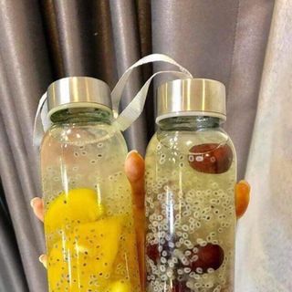 Bình nước thủy tinh bình đựng nước hoa quả