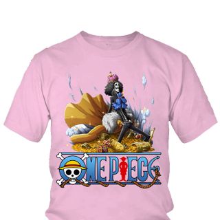 Áo thun Nam One Piece Brook Anime Mẫu 1 7 Màu