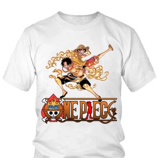 Áo thun Nam One Piece Ace Anime Mẫu 4 7 Màu giá sỉ