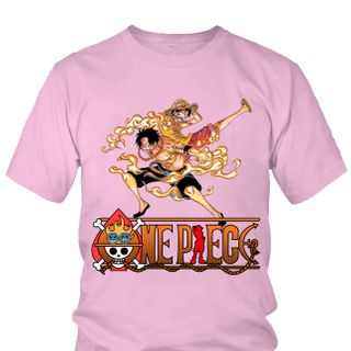 Áo thun Nam One Piece Ace Anime Mẫu 4 7 Màu