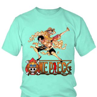 Áo thun Nam One Piece Ace Anime Mẫu 4 7 Màu