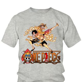 Áo thun Nam One Piece Ace Anime Mẫu 4 7 Màu