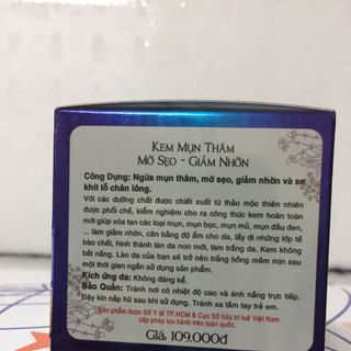 hương thảo mộc kem trị mụn trắng da mờ sẹo 10g