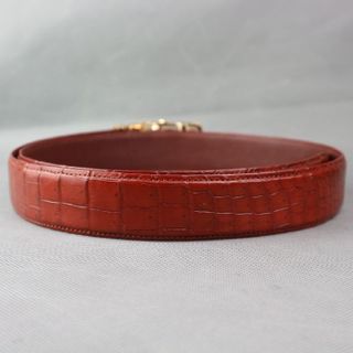 Dây Thắt Lưng Da Cá Sấu Liền Nguyên Con CB01-03B Giá Sỉ Tại Xưởng Sản Xuất Thắt Lưng Da Cá Sấu