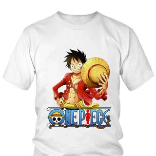 Áo thun Nam One Piece Luffy Anime Mẫu 3 7 Màu