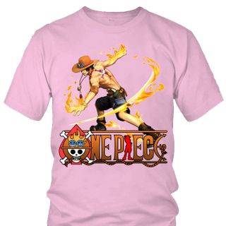 Áo thun Nam One Piece Ace Anime Mẫu 7 7 Màu