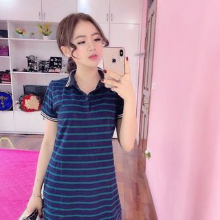 Đầm thun quản châu