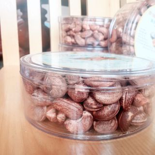 Hạt điều rang muối loại A hộp nhựa