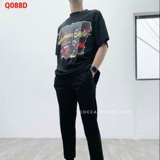 Quần kaki ống suông nam nữ