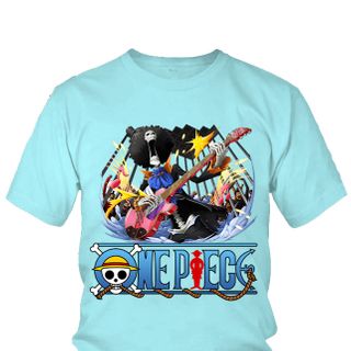 Áo thun Nam One Piece Brook Anime Mẫu 3 7 Màu