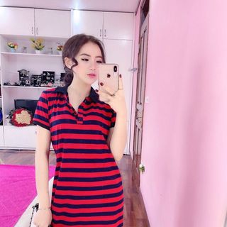 Đầm thun quản châu