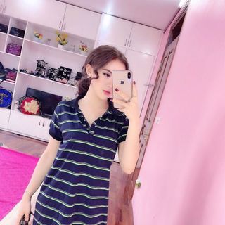 Đầm thun quản châu