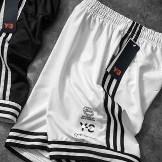 Quần shorts Y-3 thun lưới mè