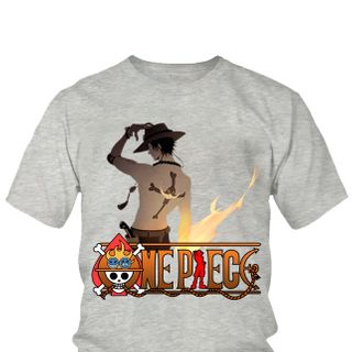 Áo thun Nam One Piece Ace Anime Mẫu 13 7 Màu