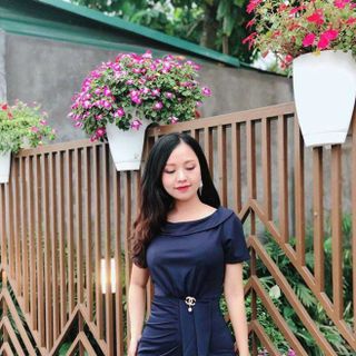 Váy đầm thiết kế cổ thuyền xếp ly giấu bụng đủ màu