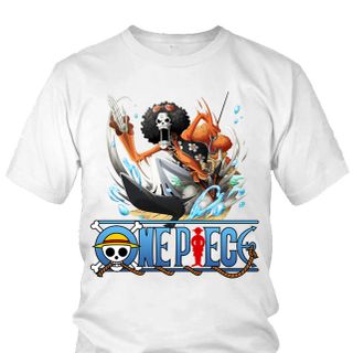 Áo thun Nam One Piece Brook Anime Mẫu 4 7 Màu