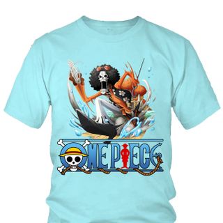Áo thun Nam One Piece Brook Anime Mẫu 4 7 Màu