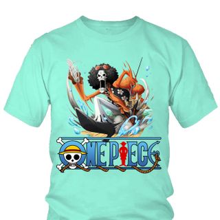 Áo thun Nam One Piece Brook Anime Mẫu 4 7 Màu