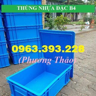 Hộp nhựa đặc B4 Thùng nhựa đặc tại Hà Nội giá sỉ