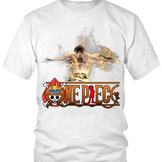 Áo thun Nam One Piece Ace Anime Mẫu 14 7 Màu