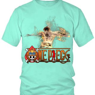Áo thun Nam One Piece Ace Anime Mẫu 14 7 Màu