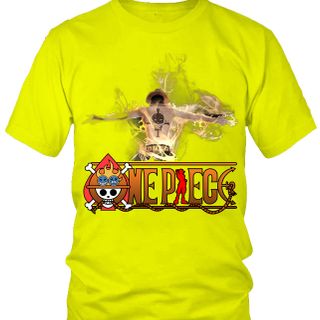 Áo thun Nam One Piece Ace Anime Mẫu 14 7 Màu