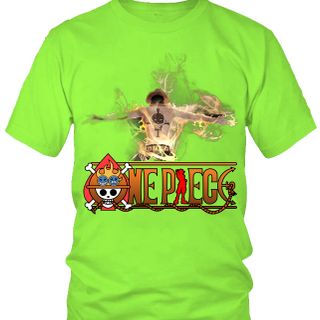 Áo thun Nam One Piece Ace Anime Mẫu 14 7 Màu