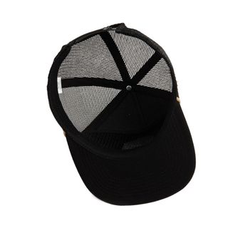 Nón snapback thời trang logo Silver Brown màu Đen