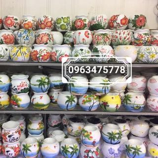 Đèn xông tinh dầu Bát Tràng
